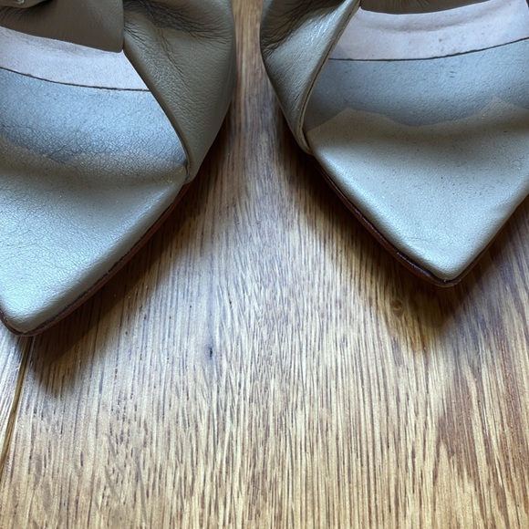 What interval size 6 creamy brown nude kitten heel open toe - Picture 7 of 7